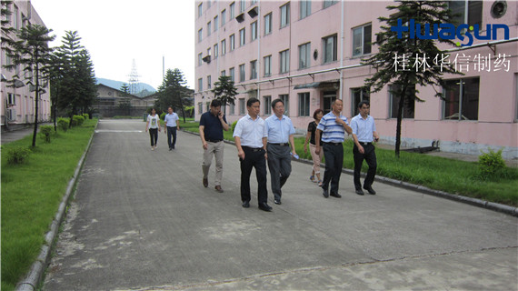 桂林市領(lǐng)導(dǎo)到桂林華信制藥有限公司調(diào)研 桂林市領(lǐng)導(dǎo)到桂林華信制藥有限公司調(diào)研
